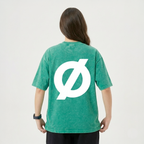 NØRIX Core Ø Oversized T-Shirt – Toxic Jade | Premium Cotton (Unisex)