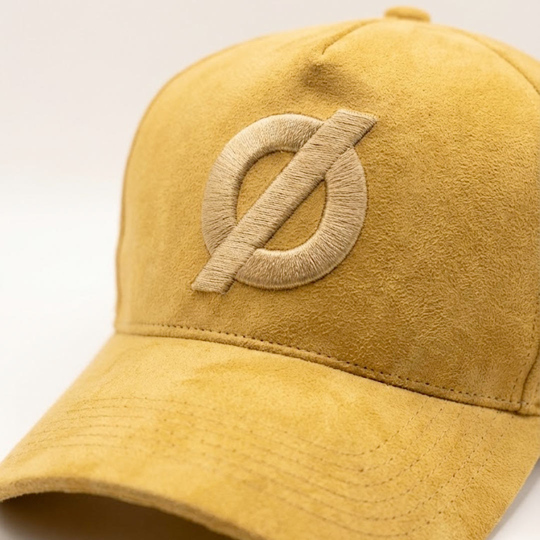 Suede Snapback Hat – Mustard Gold | Premium Unisex Cap UAE