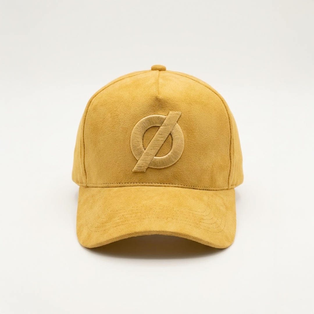 Suede Snapback Hat – Mustard Gold | Premium Unisex Cap UAE
